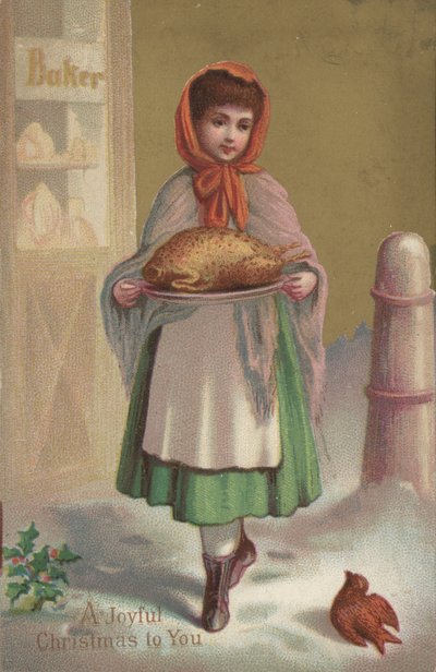 Julekort af English School